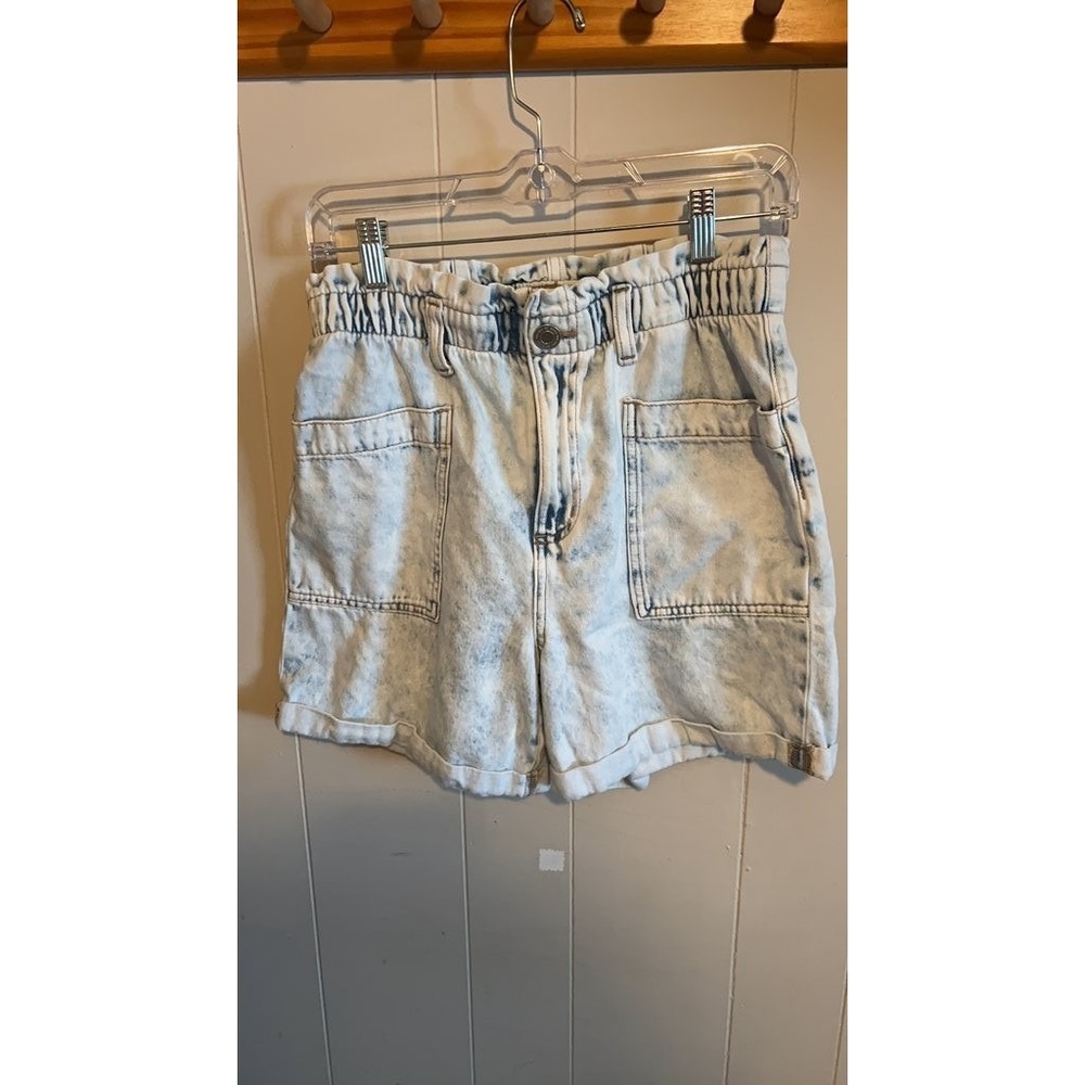 SO Women's Acid Wash Denim Shorts